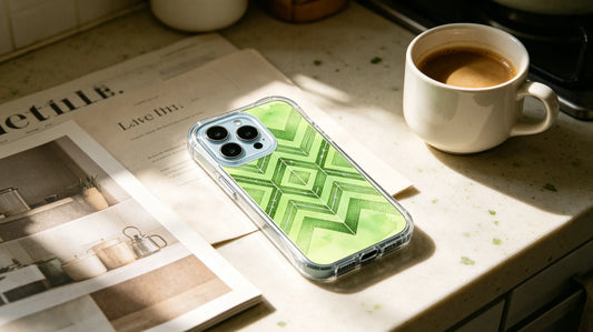 Everyday Ready: How PhoneCasing Forest Green Tribal iPhone 14 Pro Max Case Fits Your Busy Life