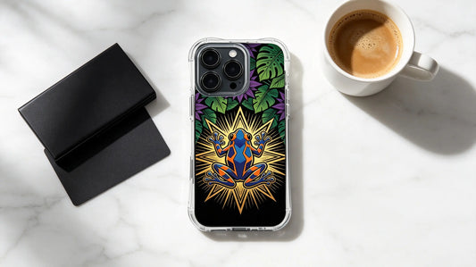 Bold Tropical Aura: The Poison Dart Altar Art PhoneCasing iPhone 14 Pro Max Case