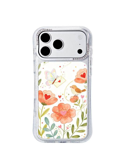 Unique iPhone 17 Pro Case Gift With Romantic Doodles by PhoneCasing