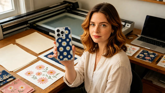 Daisy Vale iPhone 16 Pro Max casing with original floral artwork for clear floral light everyday, blog cover image