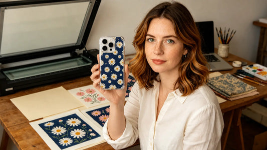 Daisy Vale iPhone 16 Pro Max casing with original floral artwork for slim light beautiful, blog cover image