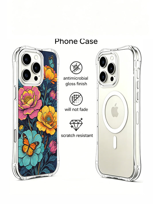Monarch florals gift iPhone 16 Pro Max Case by PhoneCasing