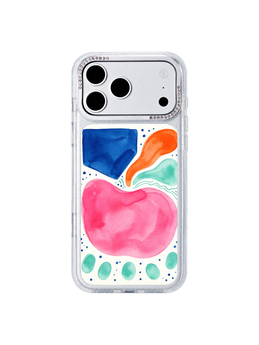 Dreamy cloud map iPhone 17 Pro Max Case with soft abstract drift art