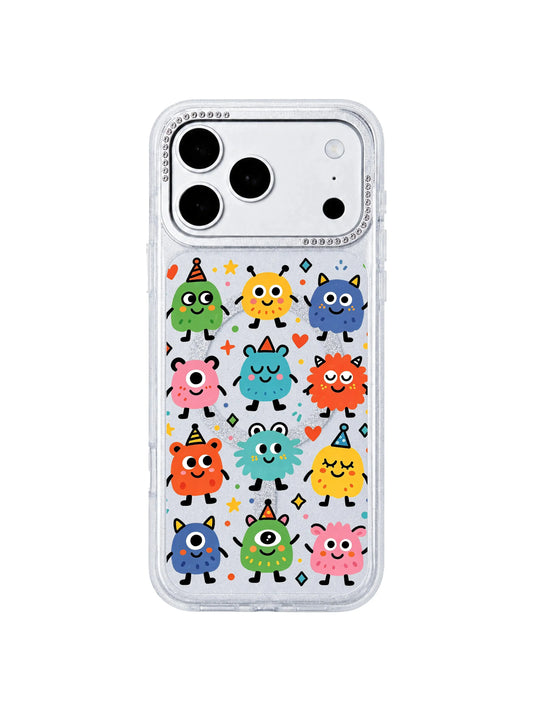 Aesthetic iPhone 17 Pro Max Case with Colorful Eye Pattern