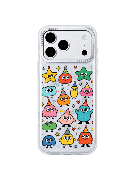 Single star hat character iPhone 17 Pro Max Case with playful doodle art