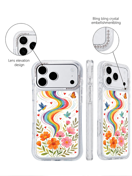 Unique iPhone 17 Pro Case Gift with Spiral Garden Art