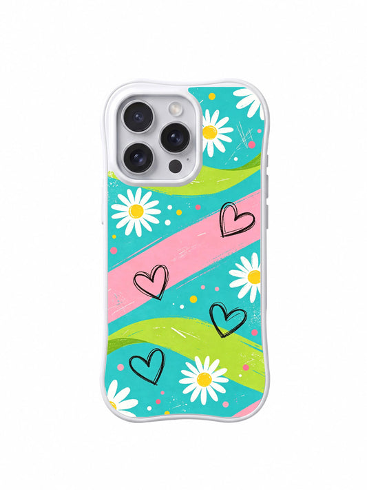 Electric Picnic Flowers floral iPhone 16 Pro Case by PhoneCasing