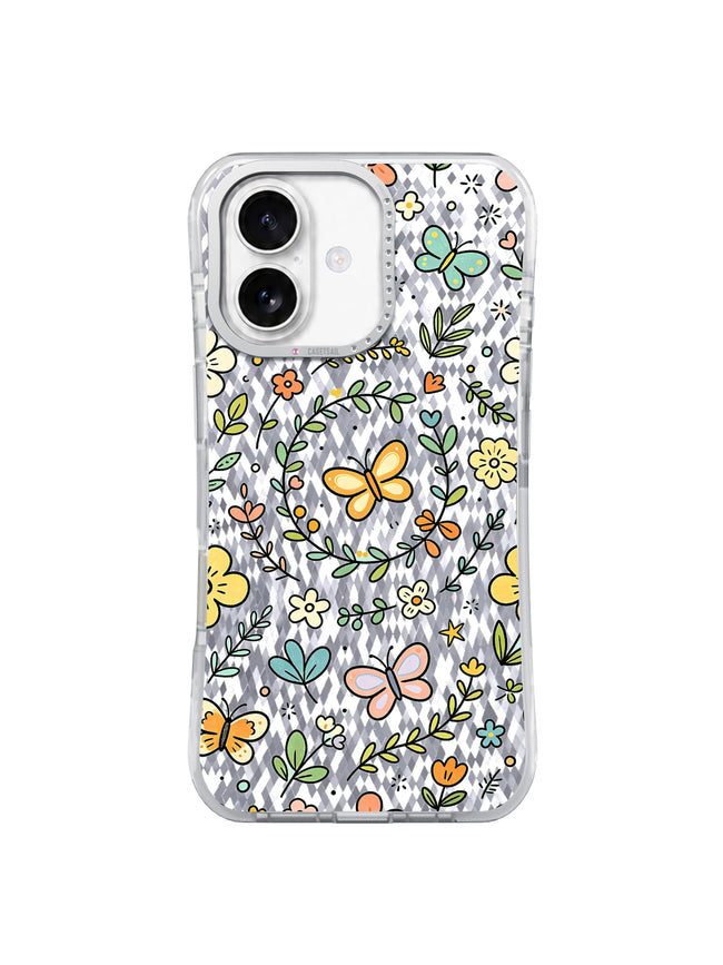 Butterfly Morning Garden iPhone 17 Case