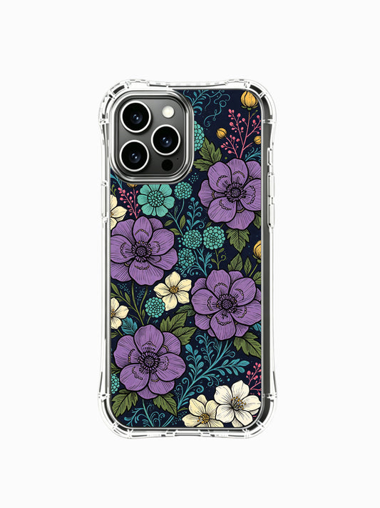 Elias Nocturne Night Floral House Case for iPhone 13 Pro Max | MagSafe Compatible, Made in California