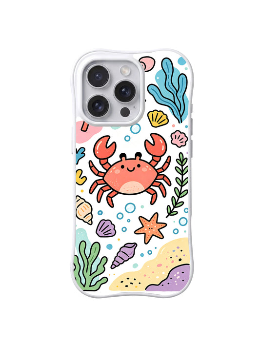 Product or handheld view of the Coral Crab Parade case