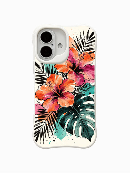 PhoneCasing Matisse's Backyard tropical fine art iPhone 16 Case, artist collaboration design