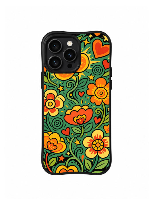 Brave Bloom Signal iPhone 14 Pro case front