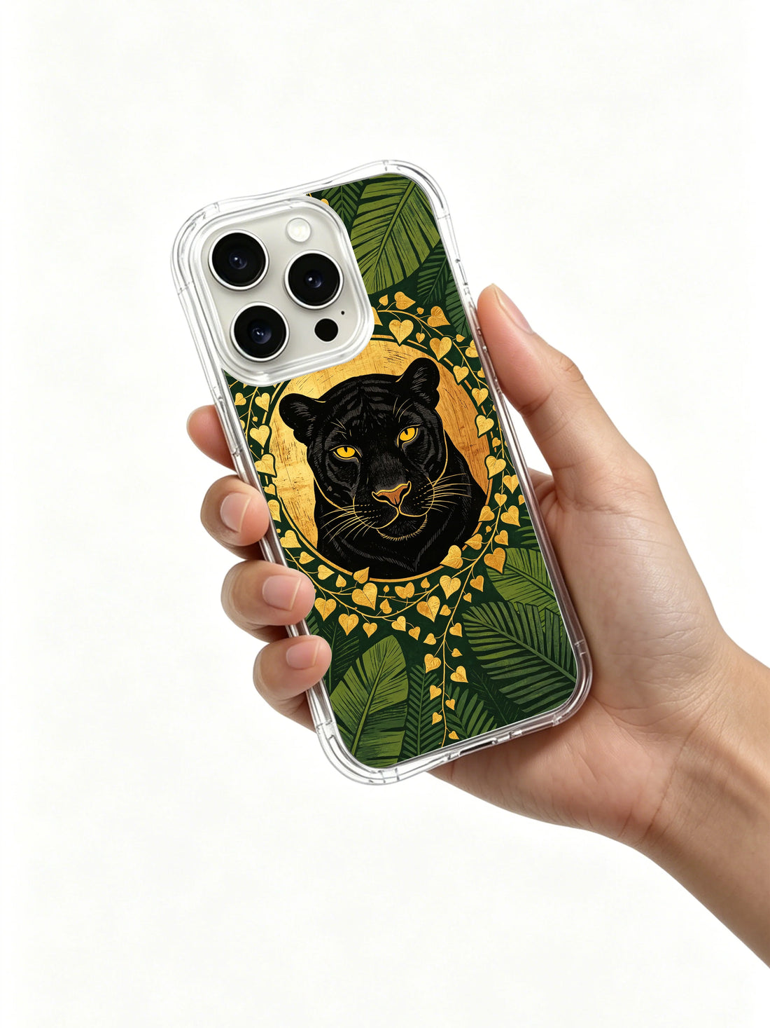 Confidence iPhone 15 Pro Max Case With Panther Green Art by PhoneCasing