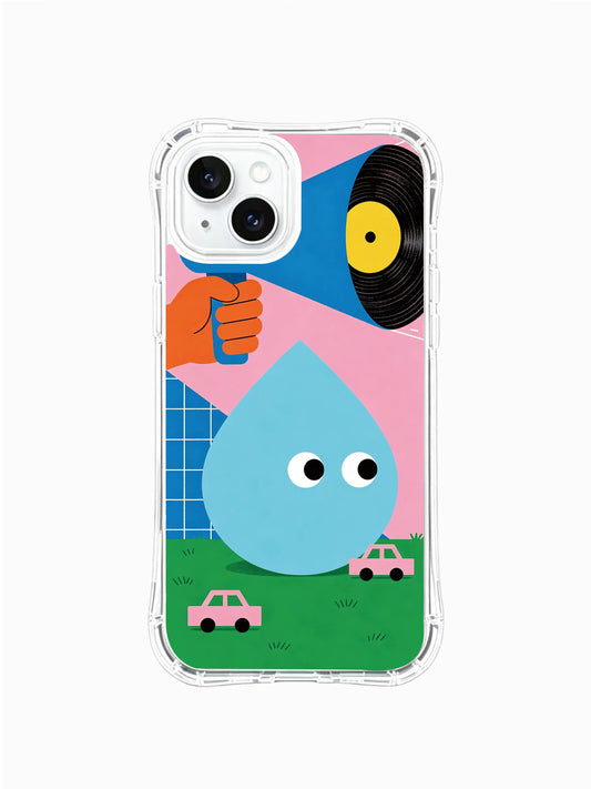 iPhone 15 Plus Cases cover image for How to Style a Soft Pink iPhone 15 Plus Case for Coffee Shop Mornings: Broadcast Freedom Neo Pop and Neon Green Social Shield Style Edit 051