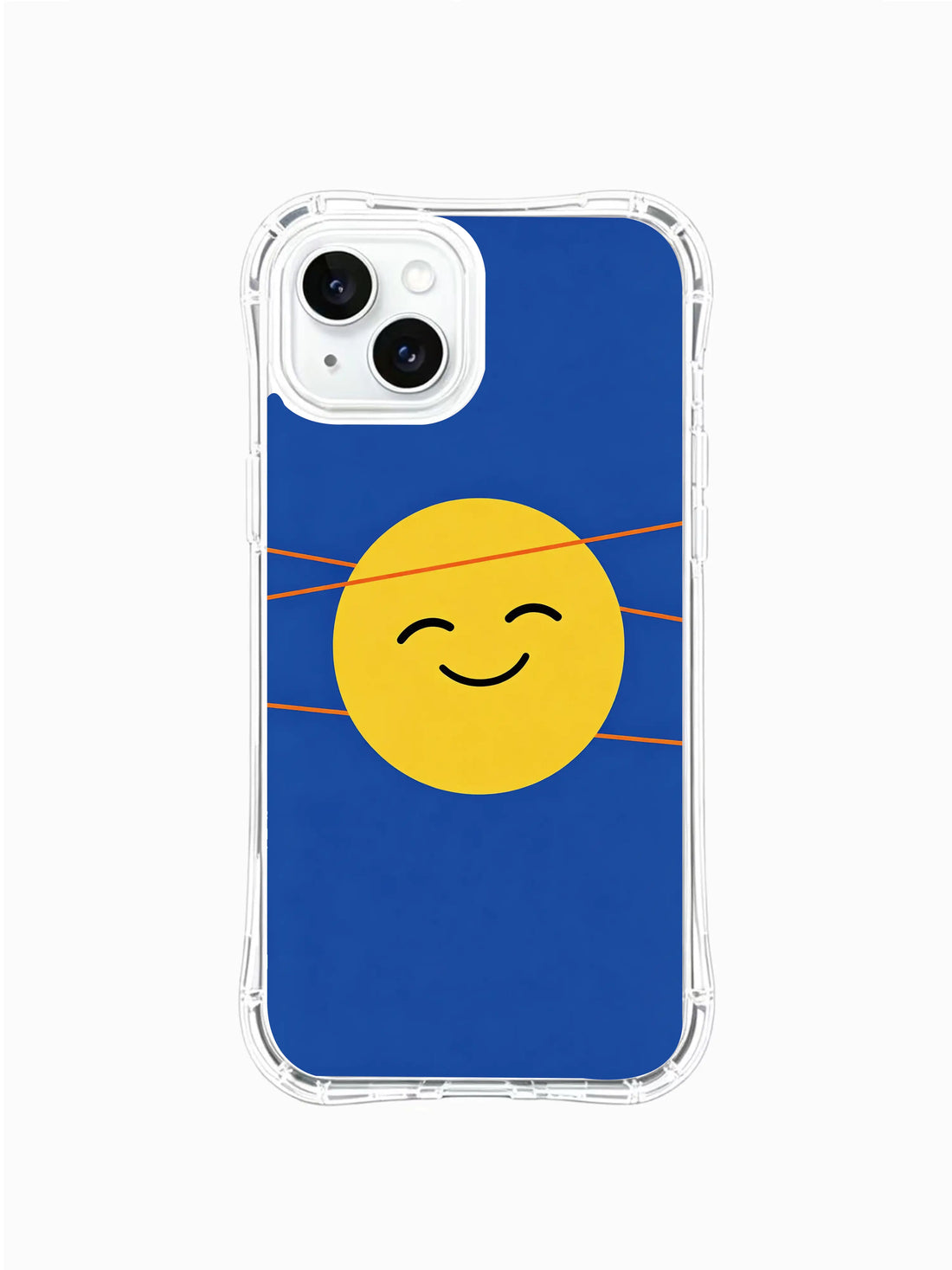 Aesthetic iPhone 15 Plus Case With Blue Details by PhoneCasing