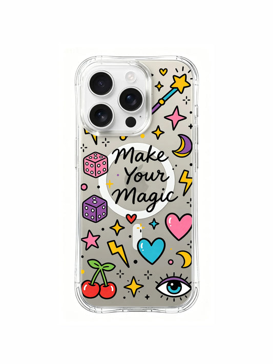Clear MagSafe iPhone 16 Pro Max Case - Make Your Magic for PhoneCasing for iPhone 16 Pro Max case