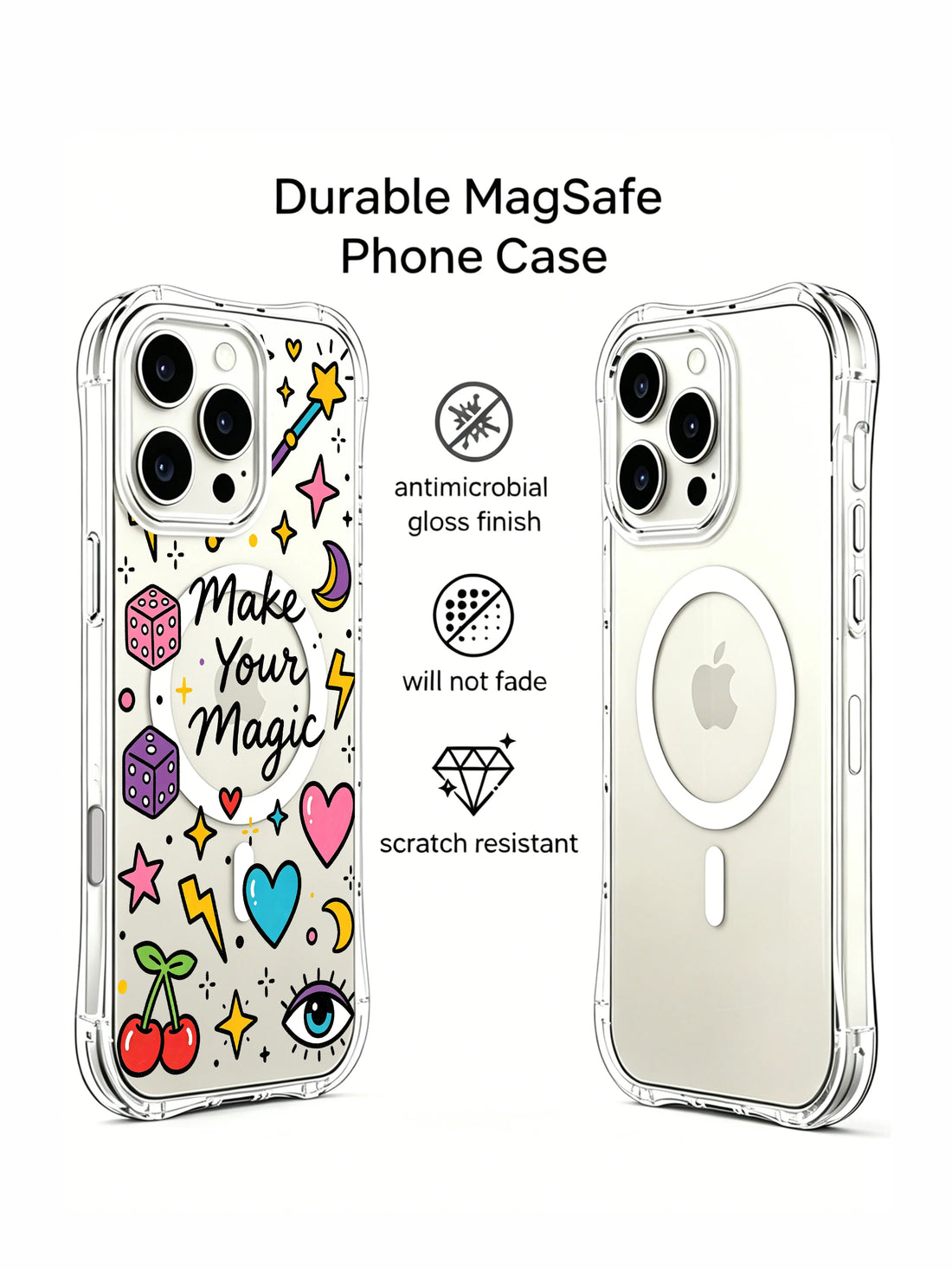 Unique iPhone 16 Pro Max Case Gift With Doodle Style by PhoneCasing