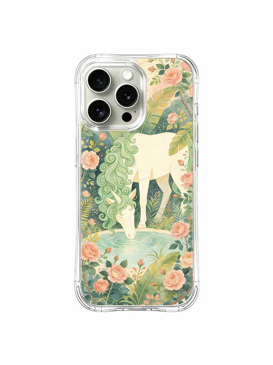 Floral iPhone 15 Pro Max Case - Unicorn Pink Dream PhoneCasing for iPhone 15 Pro Max case