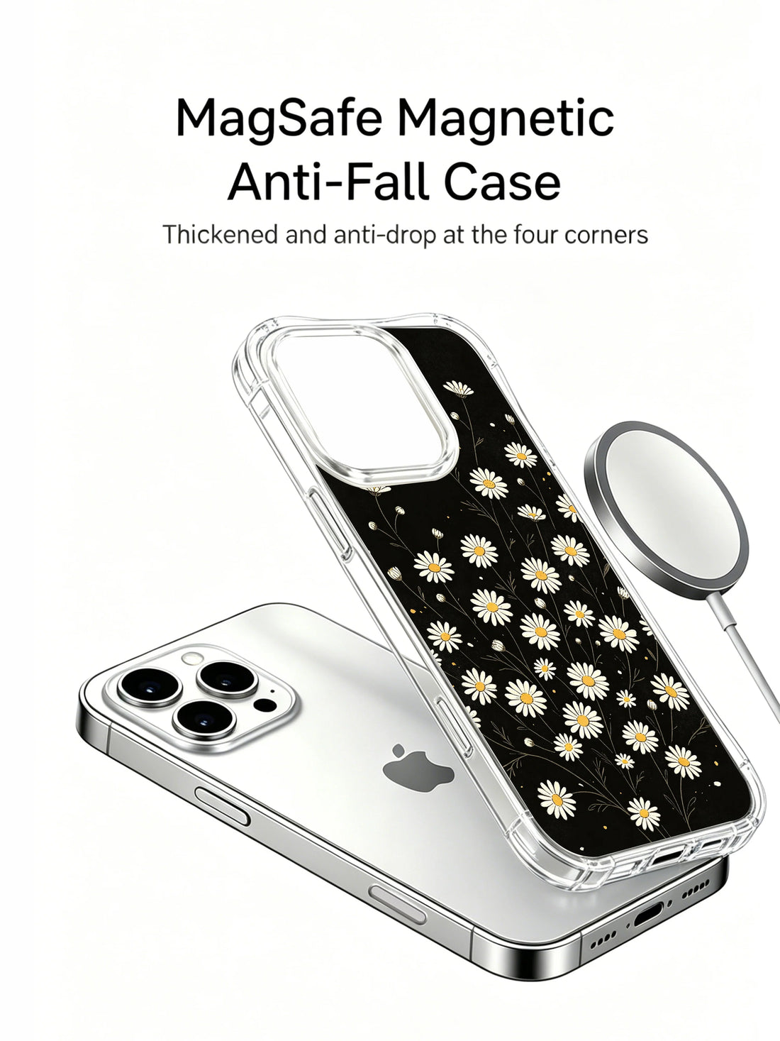 Aesthetic iPhone 16 Pro Max Case With Ordered Bloom Art by PhoneCasing