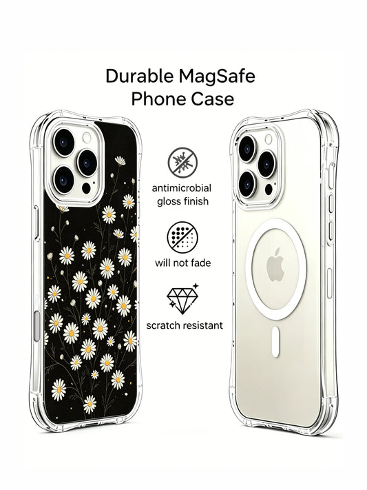 Unique iPhone 16 Pro Max Case Gift With Dark Floral Style by PhoneCasing