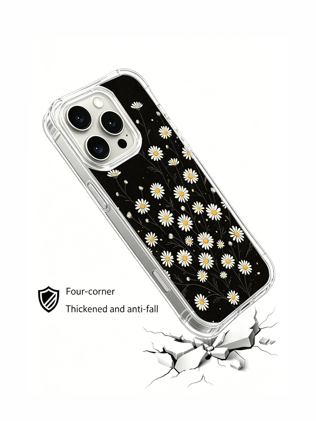 Floral iPhone 16 Pro Max Case With Geometric Garden Energy by PhoneCasing