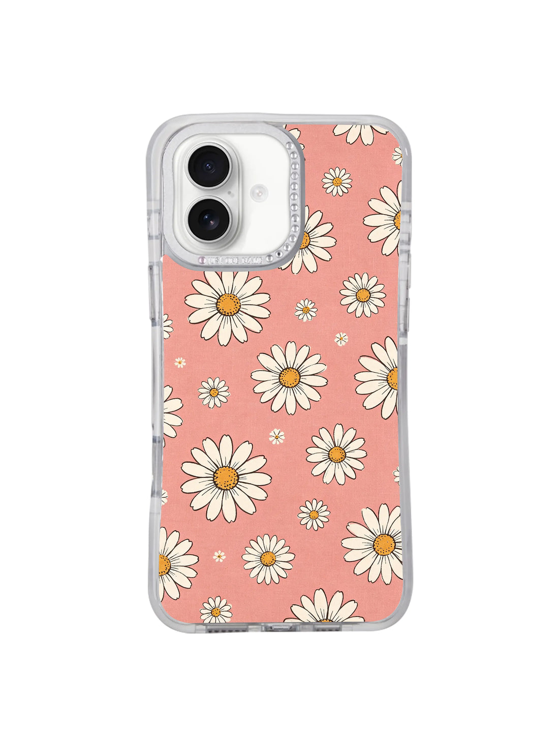 Floral iPhone 17 Case - Retro Pink Daisy Dress Art PhoneCasing for iPhone 17 case