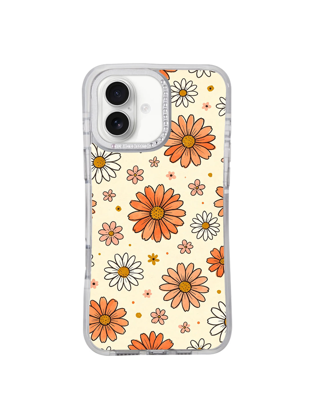 Floral iPhone 17 Case - Coral Summer Daisy Paper Art PhoneCasing for iPhone 17 case