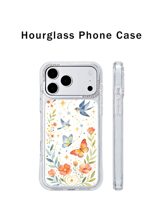 Dreamy garden iPhone 17 Pro Case with butterfly and star details