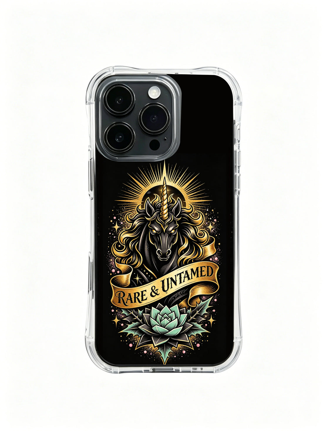 Unicorn iPhone 14 Case with Celestial Pastel Art