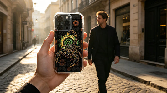 The Obsidian Scorpio: Regal Predator Energy in a PhoneCasing iPhone 14 Pro Max Case