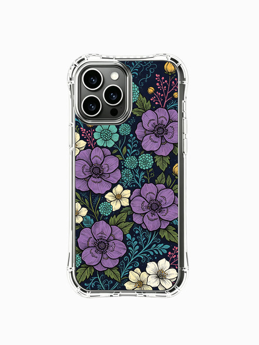 Indigo night floral house iPhone 13 Pro Max Case with aesthetic bloom art