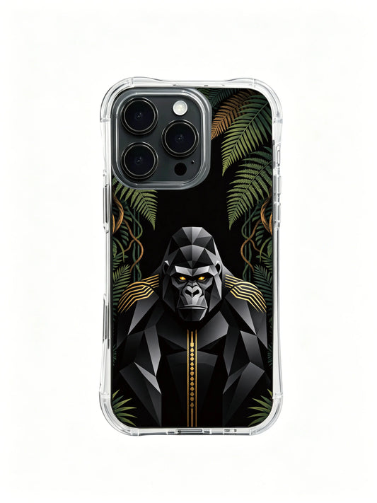 Confidence iPhone 14 Plus Case With Black Gold Jungle Style by PhoneCasing