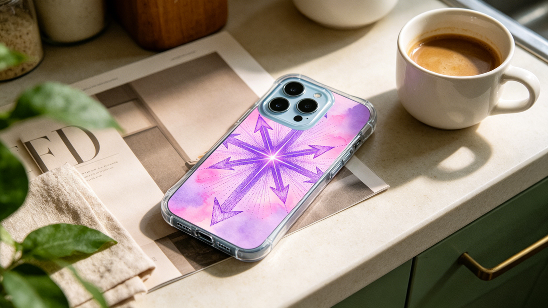 Ethereal Glow: Why PhoneCasing Neon Watercolor iPhone 14 Pro Max Case Is the Ultimate Bohemian Accessory