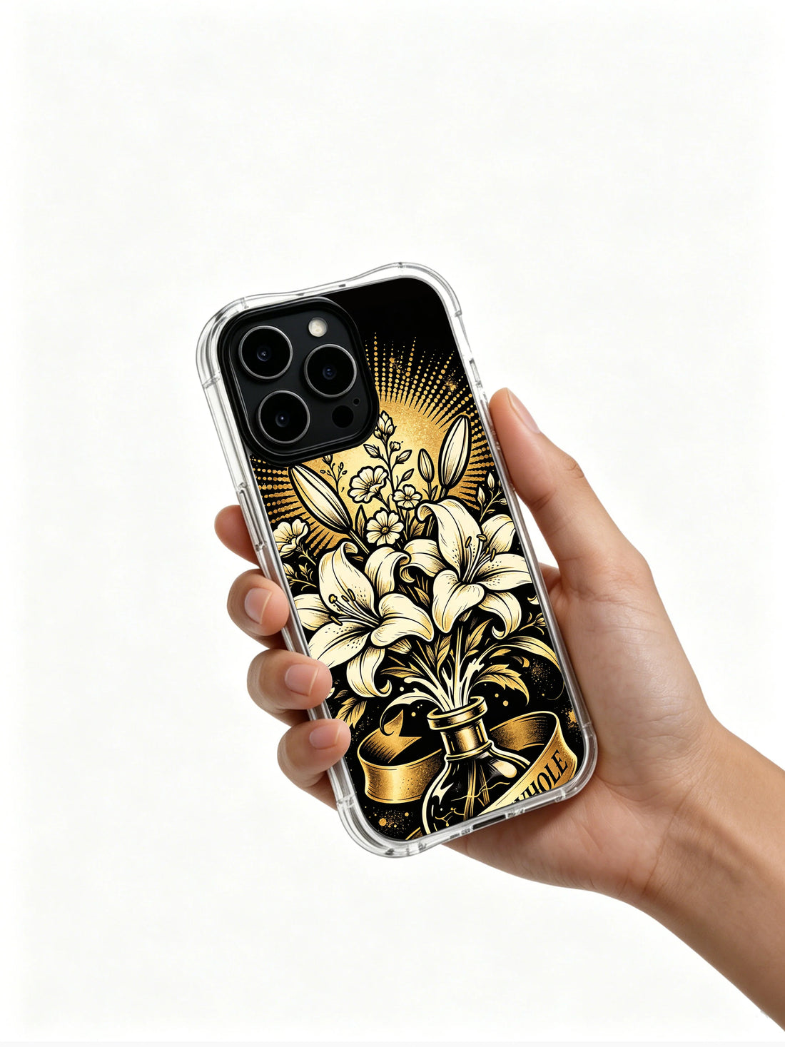 Antique apothecary iPhone 14 Case with floral gothic art