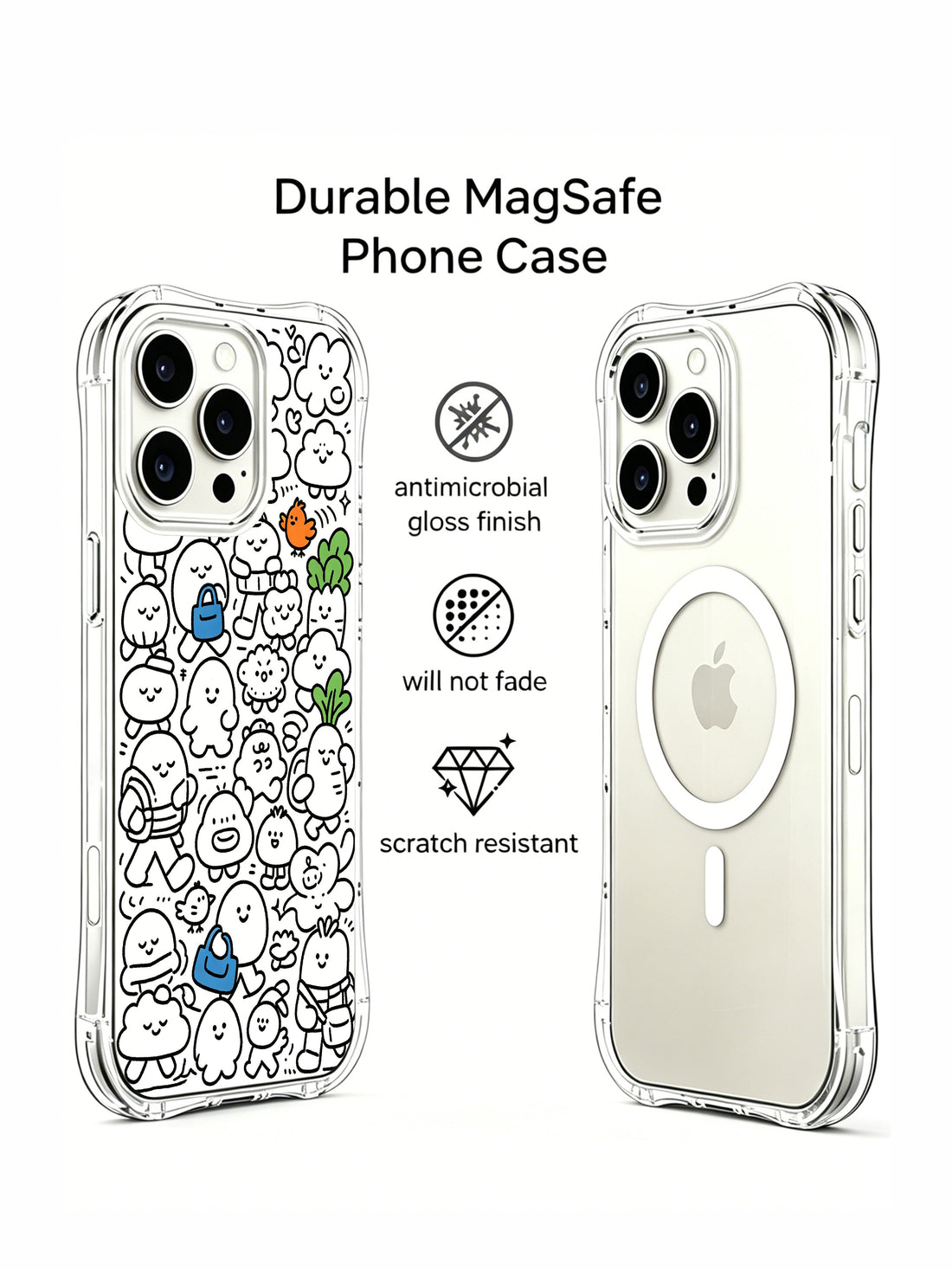 Unique iPhone 15 Pro Case Gift With Hushed Style by PhoneCasing