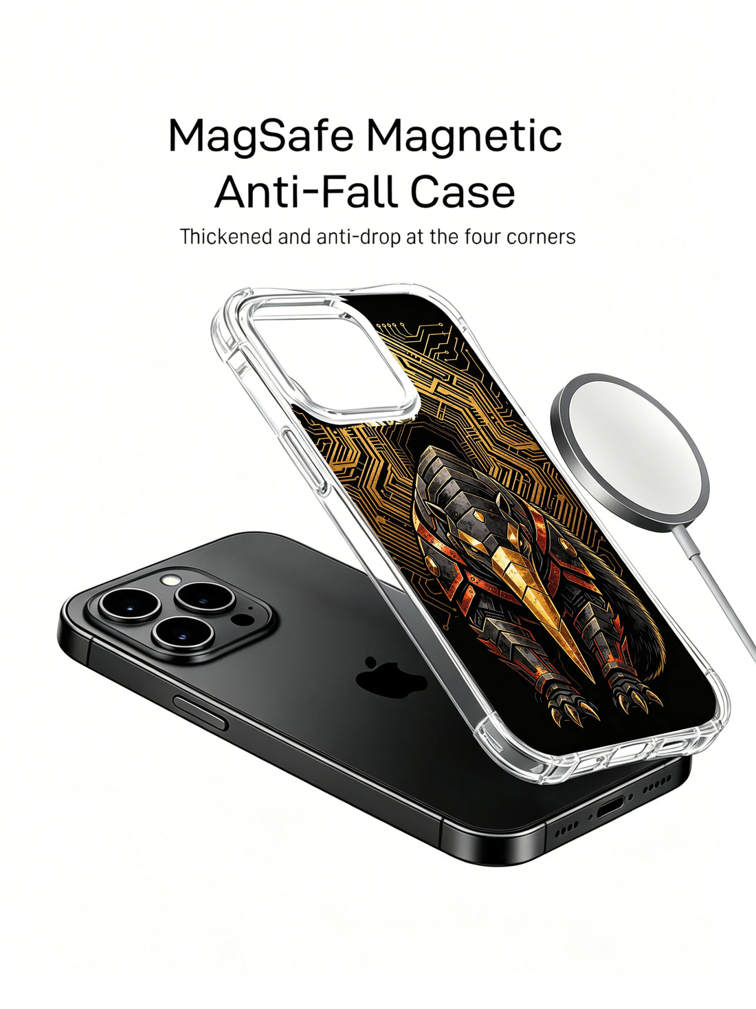 Mechanical Anteater iPhone 14 Plus Case with Dark Art