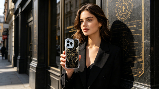 The Dark Altar: A Sacred Statement iPhone 14 Plus Case for the Woman Who Guards Her Inner Sanctuary