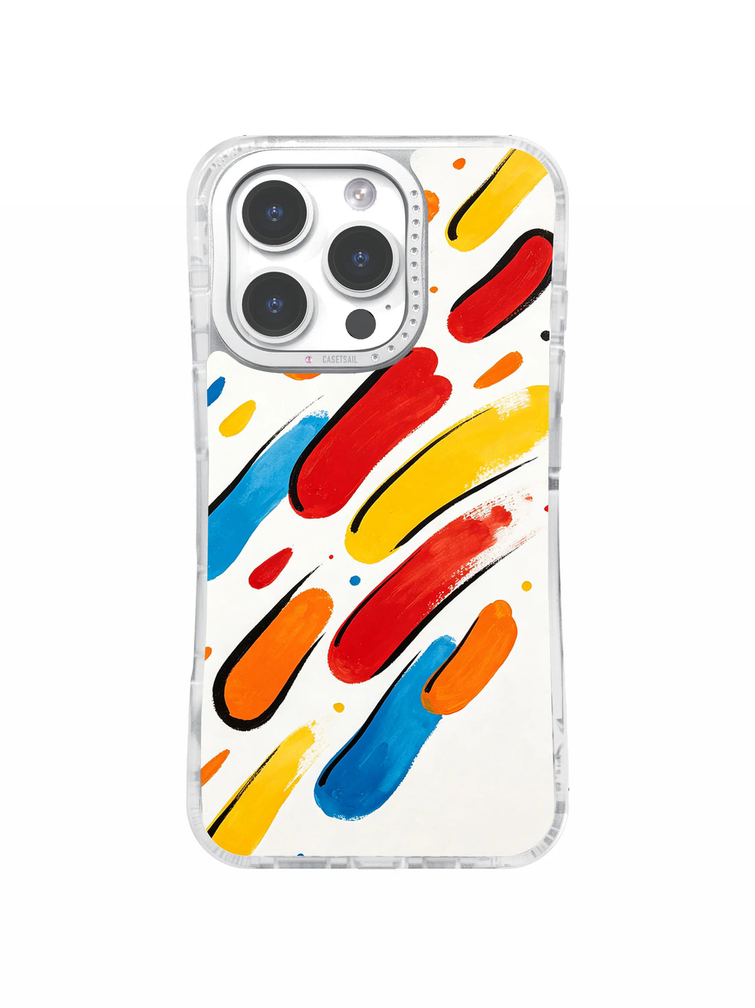 Pure Color Joy Joyful Brush Confetti iPhone 16 Pro Max case pattern