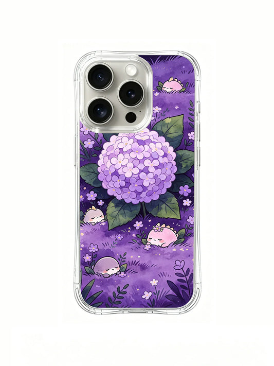 Product or handheld view of the Purple Garden Sleepwalkers case