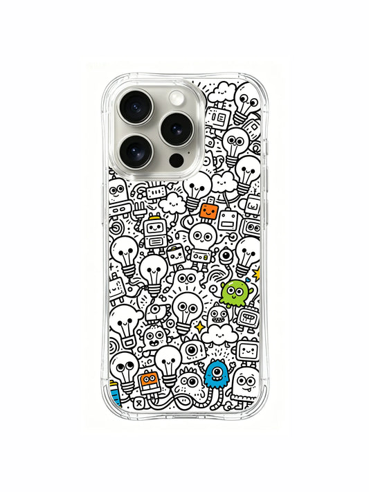 Cute iPhone 15 Pro Case With Congregation Art by PhoneCasing