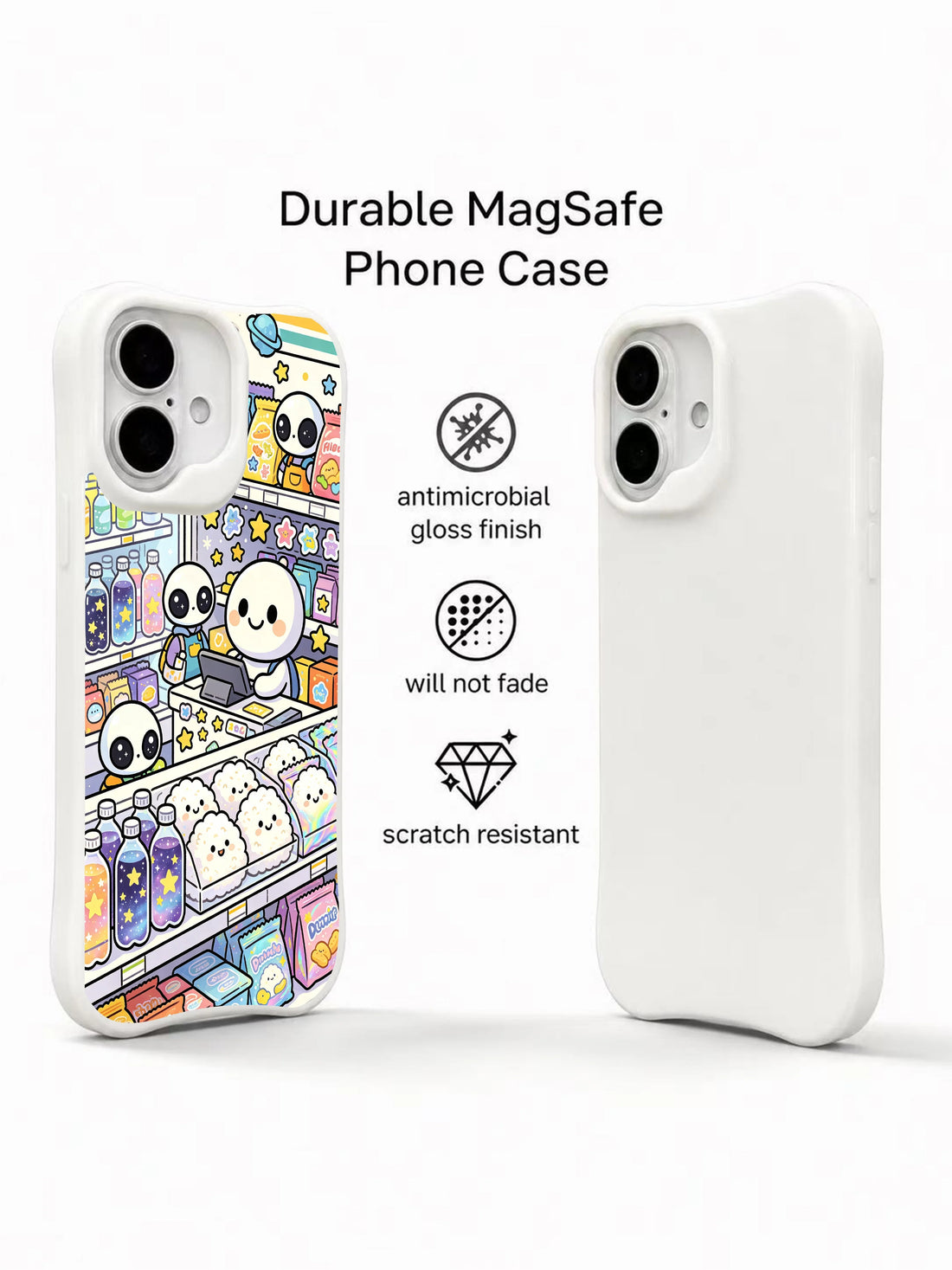Cute iPhone 16 Plus Case With Store Art by PhoneCasing
