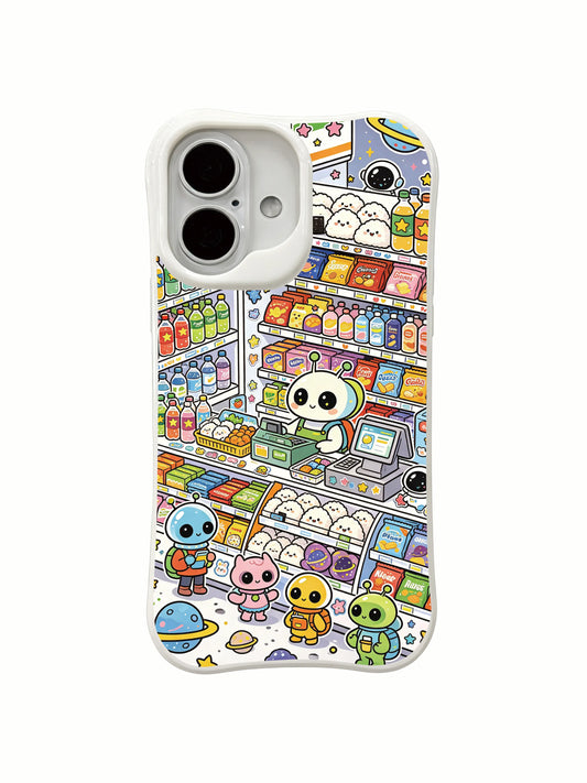 Moon Convenience Store iPhone 16 Plus MagSafe Case PhoneCasing for iPhone 16 Plus case