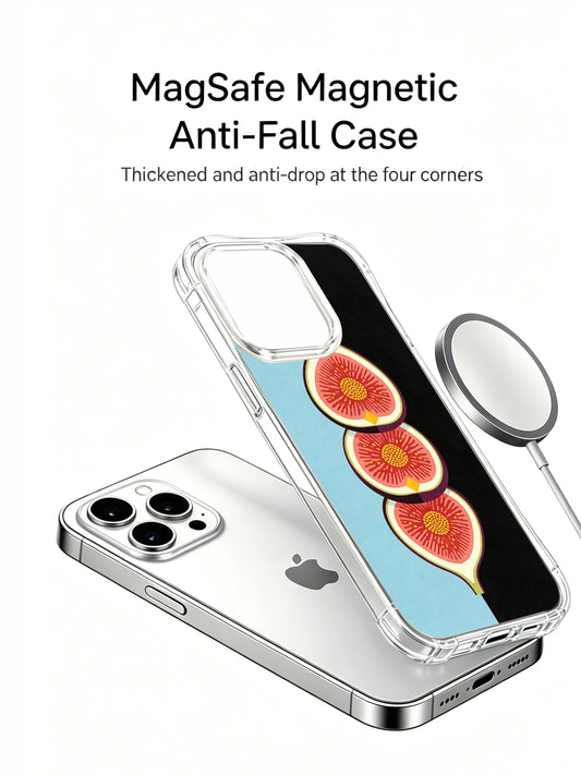 Aesthetic iPhone 15 Pro Max Case With Botanical Fruit Art by PhoneCasing