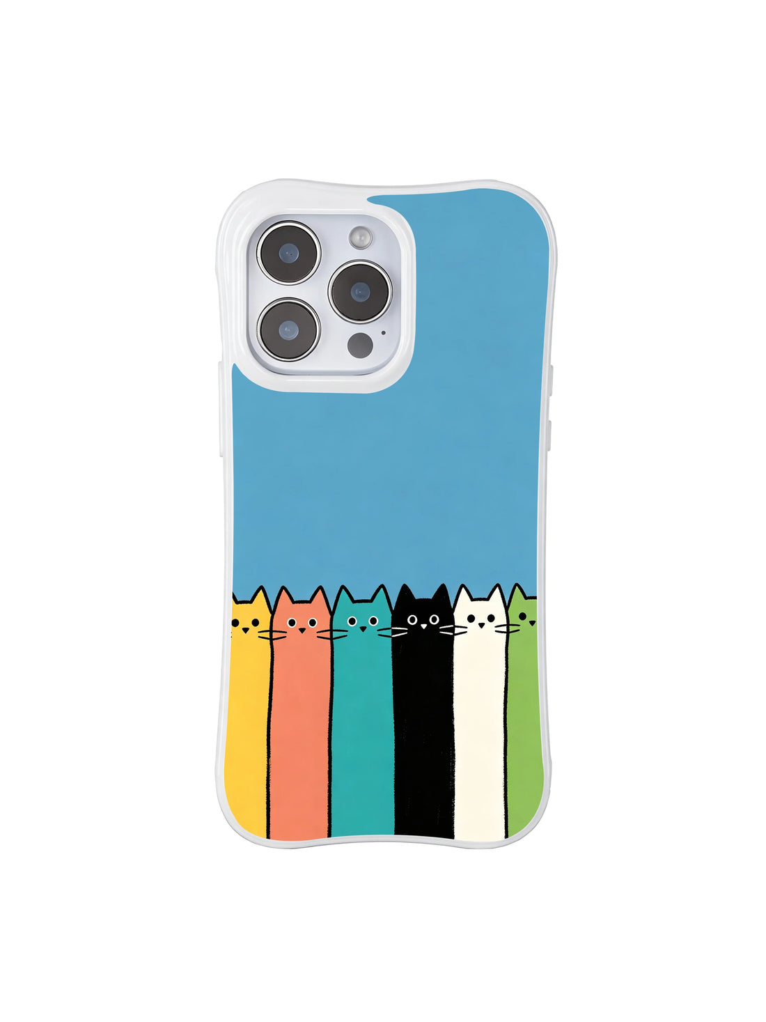 iPhone 16 Pro Max Cases cover image for How to Style a Gold Accent iPhone 16 Pro Max Case for Date Night Bags: Blue Wall Cat Queue