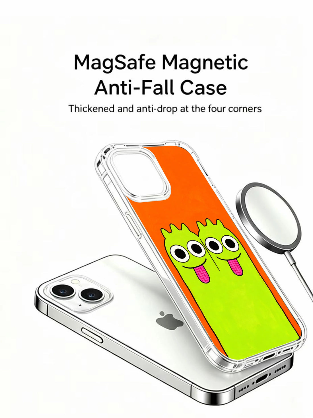 Joy iPhone 15 Plus Case With Green Color by PhoneCasing