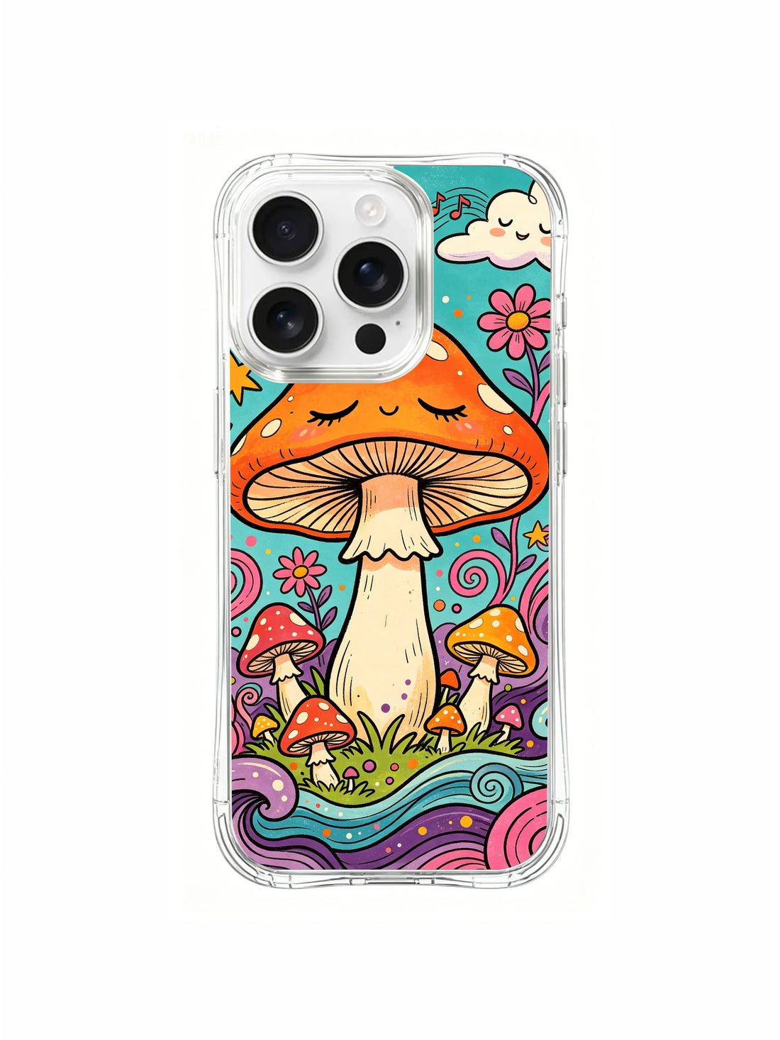 Cute iPhone 16 Pro Max Case With Spore Art by PhoneCasing