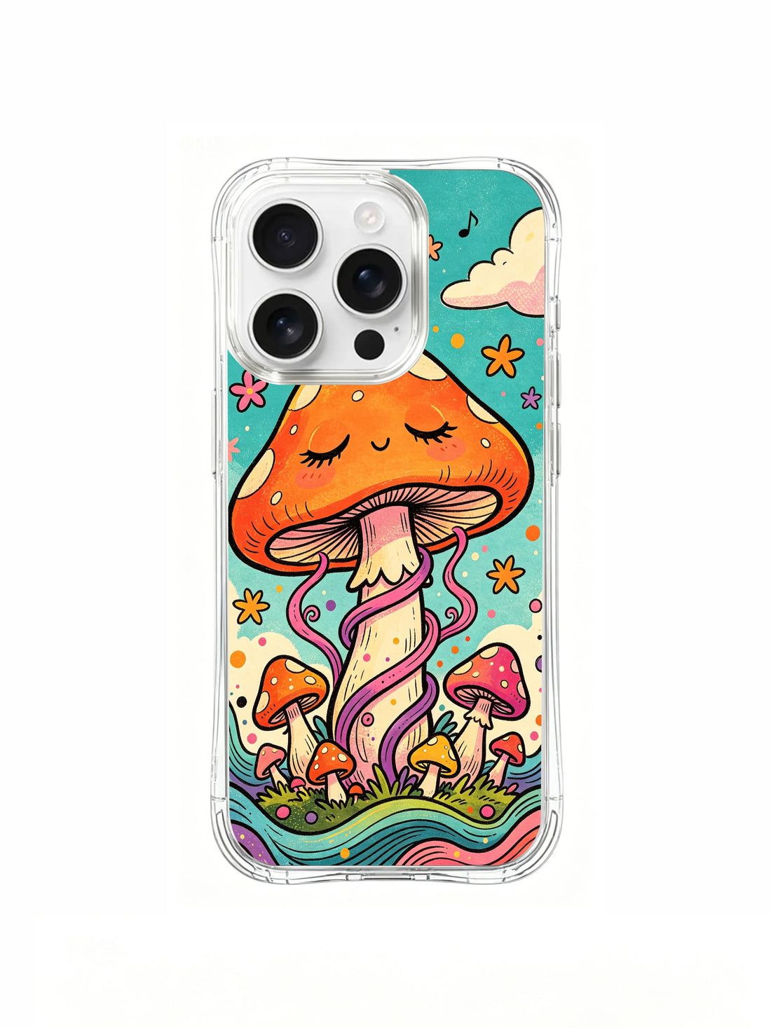 iPhone 16 Pro Max Cases cover image for iPhone 16 Pro Max Cases Picks for Joy Days and Summer Outfits: MagSafe Orange Mushroom Dream