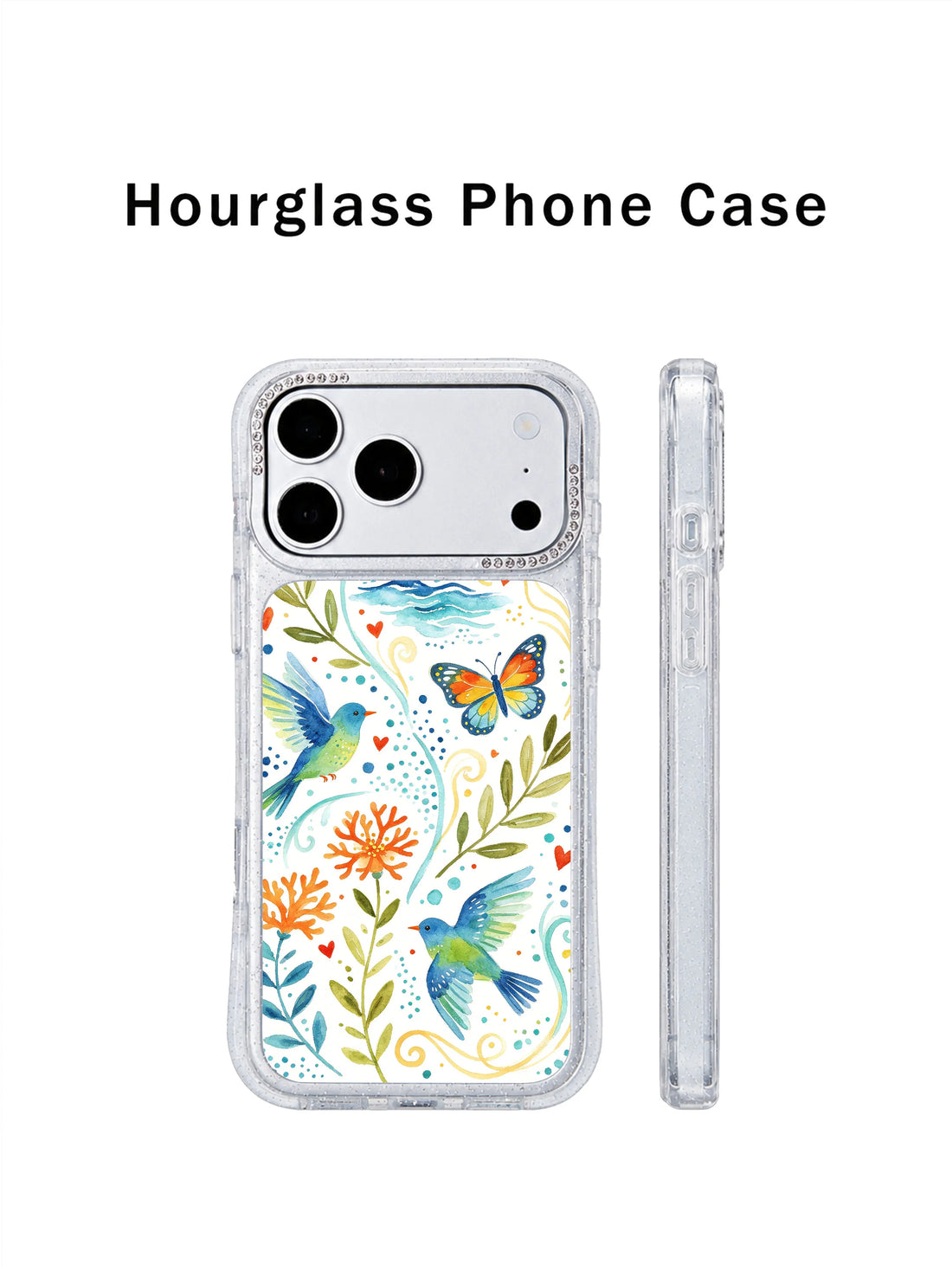 Aesthetic iPhone 17 Pro Case With Seaside Garden Artwork by PhoneCasing