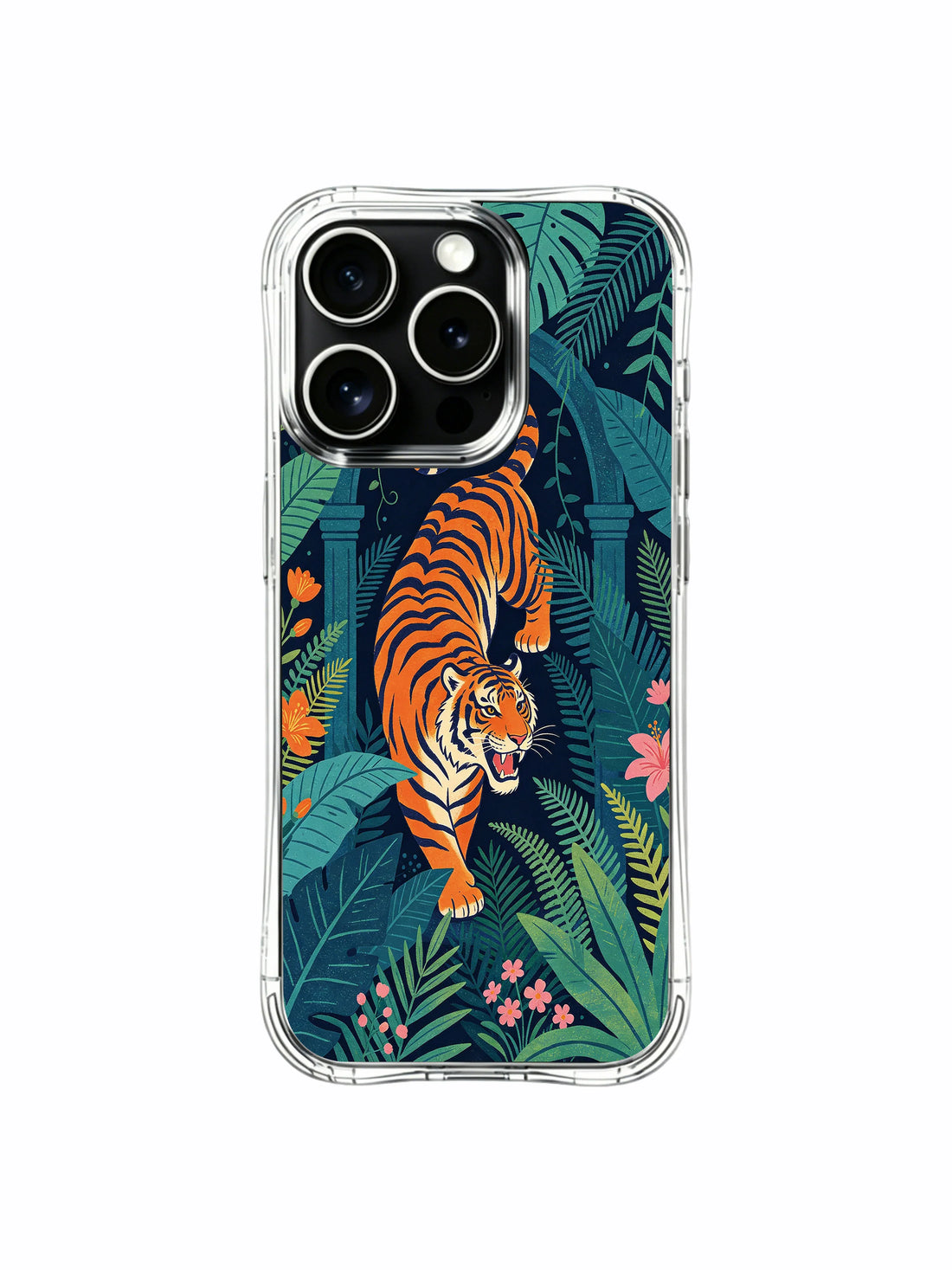 Orange blossom tiger aesthetic iPhone 13 Pro Case by PhoneCasing