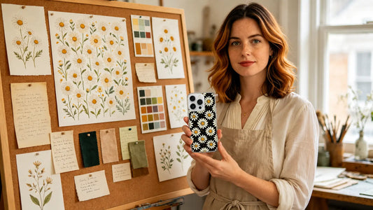 Daisy Vale iPhone 16 Pro Max casing with original floral artwork for minimal floral clean everyday, blog cover image